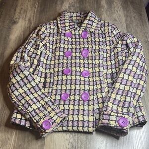 Vertigo Paris Multicolor Tweed Jacket